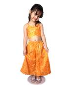 Aglare Bandhni Palazzo set, Pure cotton.STITCHED.comfortable.Yellow