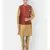 DEYANN Ethanic Printed Red Color Nehru Jacket
