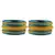 Firozi Color Acrylic And Brass Bangle