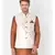 DEYANN Ethanic Printed Off White Color Nehru Jacket