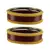 Maroon Color Acrylic And Brass Bangle