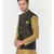 DEYANN Ethanic Printed Black Color Nehru Jacket