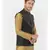 DEYANN Ethanic Printed Black Color Nehru Jacket