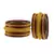 Maroon Color Acrylic And Brass Bangle