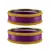 Rani Color Acrylic And Brass Bangle