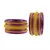 Rani Color Acrylic And Brass Bangle