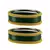 Green  Color Acrylic And Brass Bangle