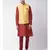 Men's Yellow Color Nehru Jacket with Solid Kurta Set