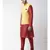Men's Yellow Color Nehru Jacket with Solid Kurta Set