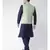 Men's Green Color Nehru Jacket with Solid Kurta Set