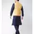 Men's Yellow Color Nehru Jacket with Solid Kurta Set