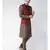 Men's Red Color Nehru Jacket with Kurta set