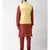 Men's Yellow Color Nehru Jacket with Kurta set