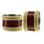 Maroon Color Acrylic And Brass Bangle