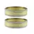White Color Acrylic And Brass Bangle