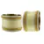 White Color Acrylic And Brass Bangle