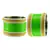 Light Green  Color Acrylic And Brass Bangle