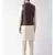 Men's Brown Color Nehru Jacket with Kurta set