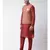 Men's Orange Color Nehru Jacket with Kurta set