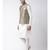 Men's Cream Color Nehru Jacket with Kurta set