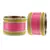 Pink Color Acrylic And Brass Bangle