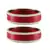 Gajari Color Acrylic And Brass Bangle
