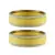 Cream Color Acrylic And Brass Bangle