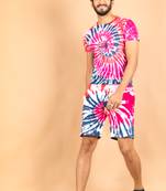 Multicolor printed cotton men-tshirts