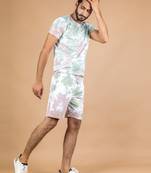 Multicolor printed cotton men-tshirts