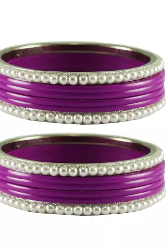 Rani Color Acrylic And Brass Bangle