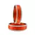 Orange Color Acrylic And Brass Bangle