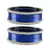 Blue Color Brass Bangle