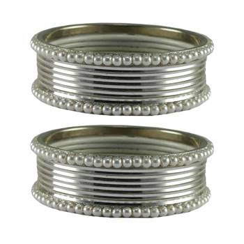 Silver  Color Brass Bangle 1