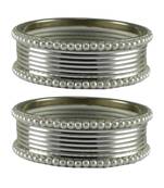 Silver  Color Brass Bangle