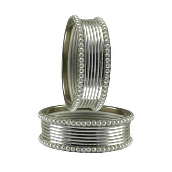 Silver  Color Brass Bangle 2