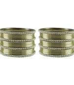 Cream Color Brass Bangle