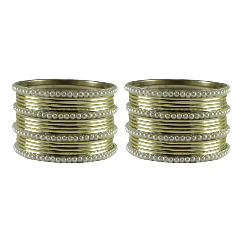Cream Color Brass Bangle