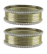 Cream Color Brass Bangle