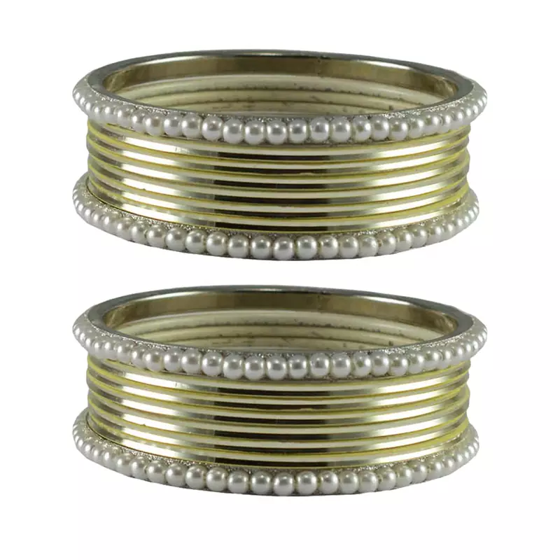 Cream Color Brass Bangle