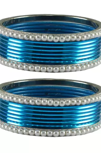 Firozi Color Brass Bangle