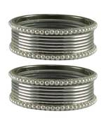 Silver  Color Brass Bangle