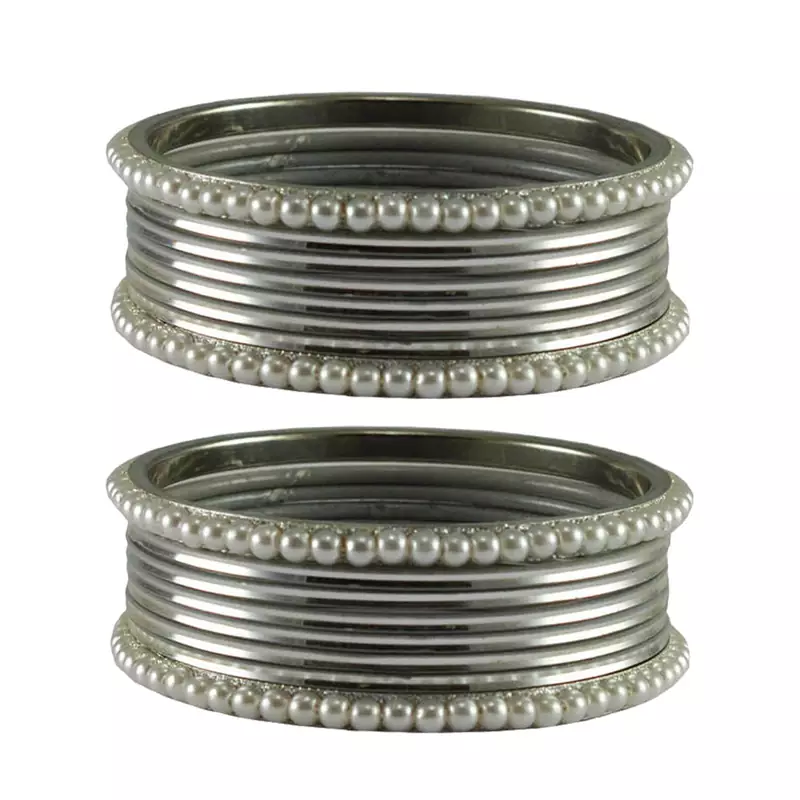 Silver  Color Brass Bangle