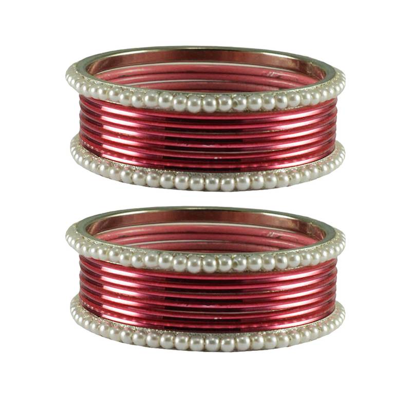 Peach Color Brass Bangle