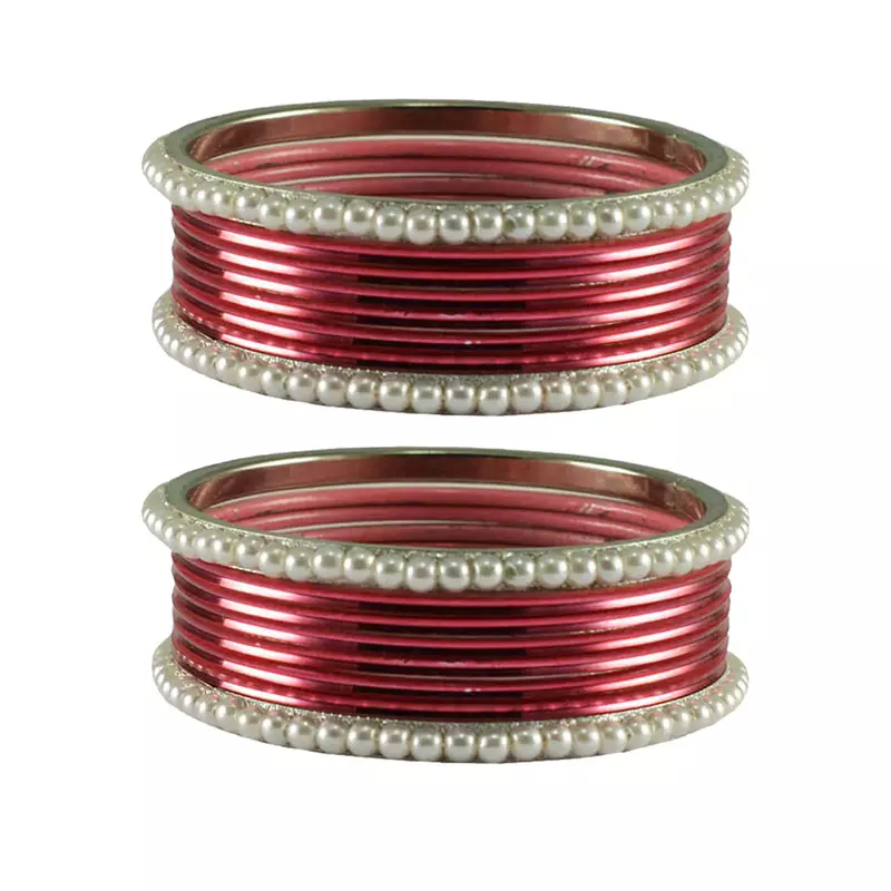 Peach Color Brass Bangle