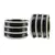 Black Color Brass Bangle