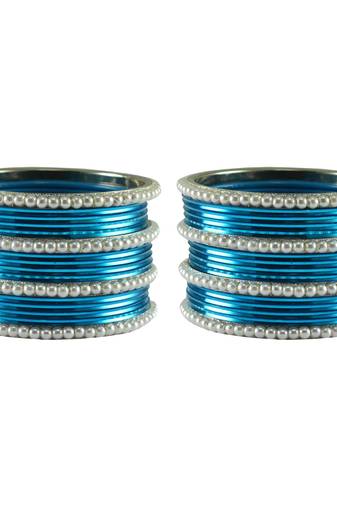 Firozi Color Brass Bangle