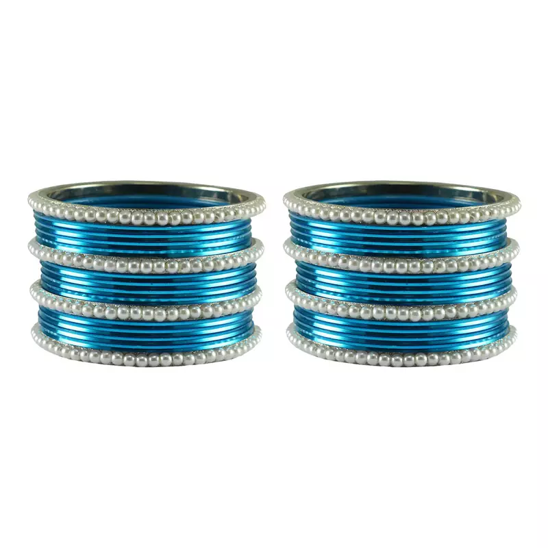Firozi Color Brass Bangle