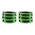 Green  Color Brass Bangle
