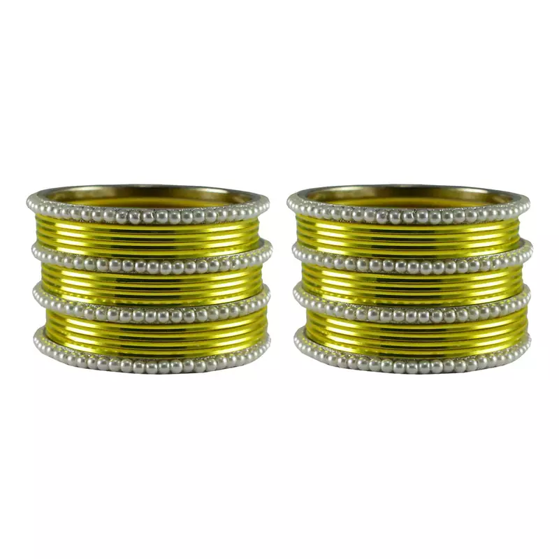 Yellow Color Brass Bangle