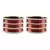 Maroon Color Brass Bangle